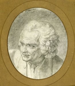 Retrato de Jean-Jacques Rousseau 1712-1778, 1775. de Jacques Philippe Caresme