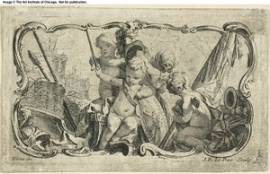 Putti em guerra de Jacques Philippe Le Bas