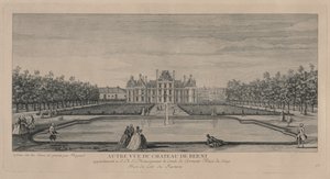 Castelo de Berny dos jardins. de Jacques Rigaud