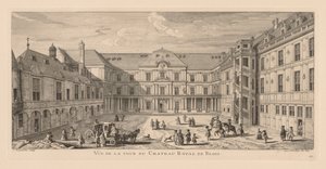 Vista para o pátio do Château de Blois. de Jacques Rigaud