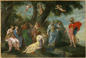 Minerva chez les Muses - Minerva e as Musas ... de Jacques Stella