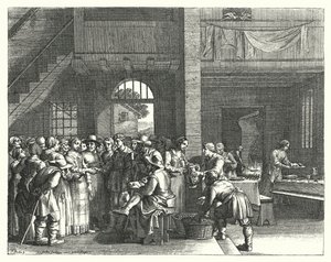 A Festa de Noivado (gravura) de Jacques Stella