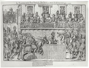 Torneio onde Henri II recebeu uma ferida fatal, 30 de junho de 1559