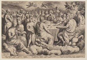 Banquete dos Deuses de Jacques de Gheyn II