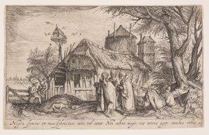 Paisagem com pessoas de etnia cigana, de Paisagens de Jacques de Gheyn II