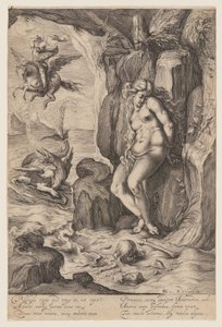 Perseu libertando Andrómeda de Jacques de Gheyn II