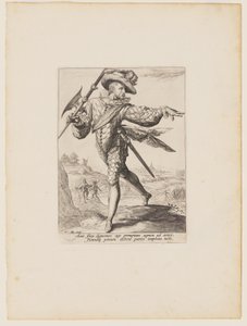 Sargento, dos Oficiais e Soldados da Guarda-costas do Imperador Rodolfo II de Jacques de Gheyn II