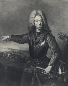 Príncipe Eugene de Sabóia (litho) de Jacques or Jakobus van (after) Schuppen