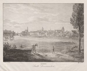 Baviera, cidade de Donauworth de Jakob Alt