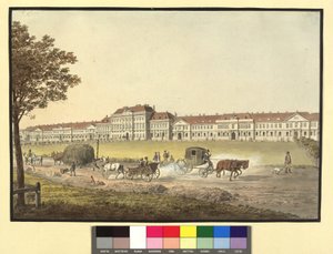 Estábulos da Corte (Estábulos da Corte Imperial e Real - Edifício) de Jakob Alt