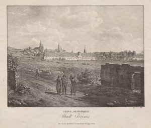 Baixa Áustria, cidade de Krems de Jakob Alt