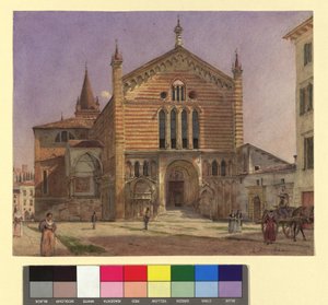 São Fermo, em Verona de Jakob Alt