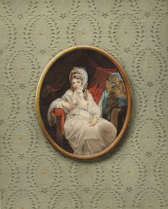 Retrato de uma mulher desconhecida de Jakob Axel Gillberg
