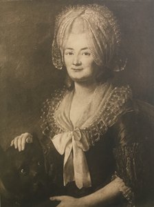 Alemão: Retrato de Anna Elisabeth Daxelhofer, nascida Gatschet