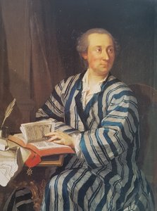 Alemão: Retrato de Samuel Isaak Emanuel Gross (1732-1763), oficial da Guarda Suíça.