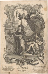 Bagaris, o convertido
Der Bekehrte Bagaris (título sobre o objecto)
Apelles e Bagaris (título da série) de Jakob Gottlieb Thelott