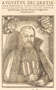 Augusto Hertzog da Saxônia de Jakob Lucius the Elder