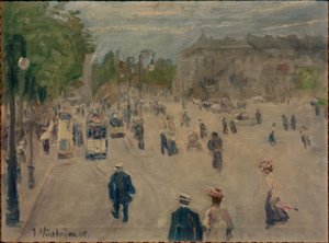 Praça da Ópera em Frankfurt am Main de Jakob Nussbaum