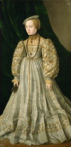 Arquiduquesa Anna da Áustria 1528-1590, filha do imperador Fernando I, ca 1545