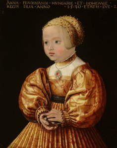 Retrato de Anna da Áustria, 2 anos de idade, 1530