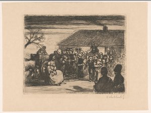 O escárnio de Cristo
Cristo gozado (título sobre o objecto) de Jakob Smits (signed by artist)