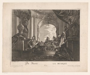 Alegoria da música
Die Music / La musique (título sobre o objecto)
Representações alegóricas (título da série) de Jakob Wangner