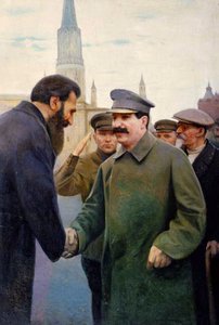 O Encontro de Joseph Stalin (1879-1953) e Otto Schmidt