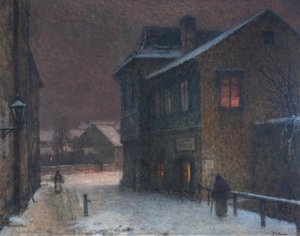 Rua na neve, 1907-1909