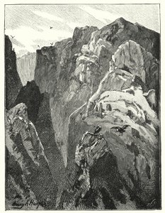 As montanhas perto de Jericó (litho) de James (after) Clark