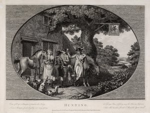 Caça, gravada por Robert Pollard (1755-1838)