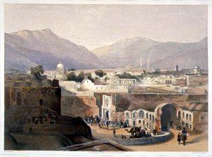Interior da Cidade de Kandahar da Casa do Sirdar 