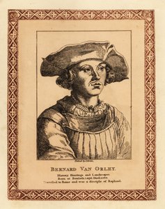 Bernard van Orley, artista renascentista flamengo.1817 (gravura) de James (c.1780 after 1820) Girtin