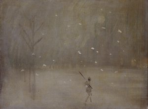 Tempestade de neve (óleo sobre tela) de James Abbott McNeill (after) Whistler
