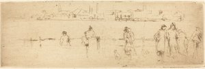 Um esboço sobre o aterro. de James Abbott McNeill Whistler
