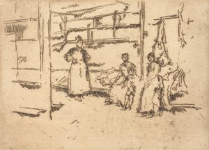 Após a venda, Hounsditch, c. 18861888. de James Abbott McNeill Whistler