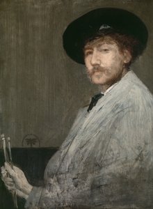Arranjo em Cinza: Retrato do Pintor, c.1872 de James Abbott McNeill Whistler