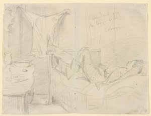 À espera que a roupa seque! Colónia, 1858. de James Abbott McNeill Whistler