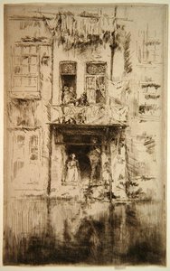 Varanda, Amsterdão de James Abbott McNeill Whistler