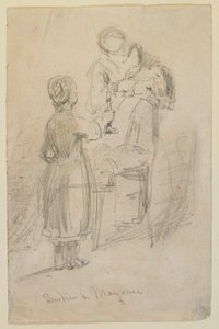 Barbeiro em Mainz, 1858. de James Abbott McNeill Whistler