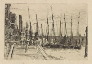 Billingsgate, 1859. de James Abbott McNeill Whistler