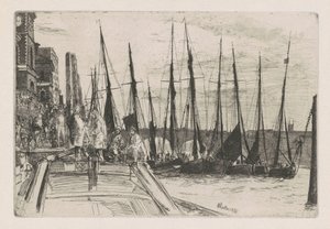 Billingsgate, 1859. de James Abbott McNeill Whistler