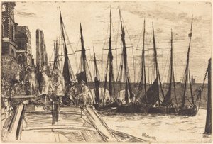 Billingsgate, 1859. de James Abbott McNeill Whistler