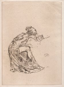 Cameo, Nº 1 Mãe e Filho, c. 1890-1893. de James Abbott McNeill Whistler