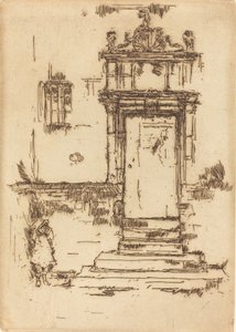 Porta da Capela, Montresor, 1888. de James Abbott McNeill Whistler