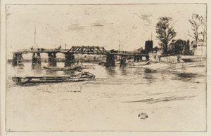 Chelsea, 1879. de James Abbott McNeill Whistler