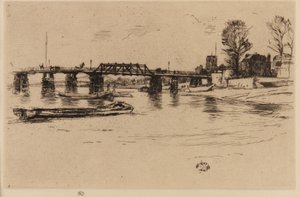 Chelsea, 1879. de James Abbott McNeill Whistler