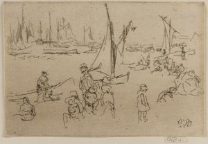 Crianças, Portsmouth, 1887. de James Abbott McNeill Whistler
