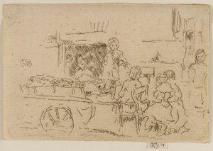 Carrinho de frutas infantil, 1887. de James Abbott McNeill Whistler