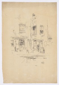 Adro da igreja de James Abbott McNeill Whistler