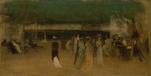 Cremorne Gardens, No. 2, ca. 1870-80. de James Abbott McNeill Whistler